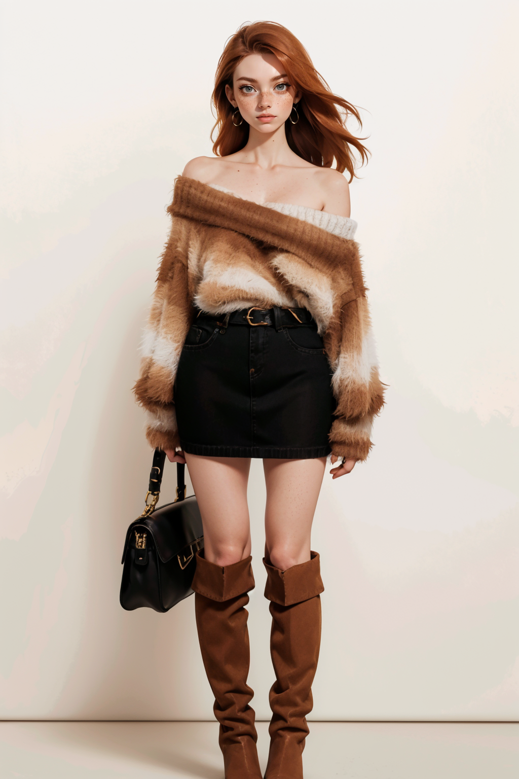 01838-1187392121-sw3ater, black skirt, off shoulder, sweater, off-shoulder sweater, fuzzy sweater, standing, full body, knee boots, handbag, _lor.png